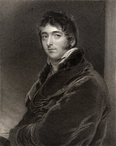 William Lamb, 2. wicehrabia Melbourne, ryciny Samuela Freemana (1773-1857), z „Narodowej Galerii Portretów, tom IV”, wydanej ok. 1835
